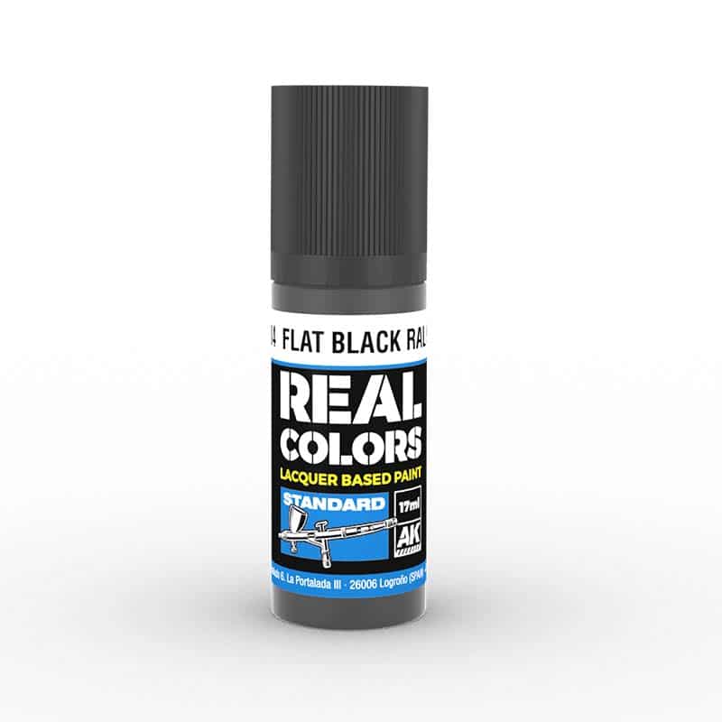 AK Interactive Real Color - Flat Black RAL 9005 (17ml) RC804 AK Interactive Real Color - Flat Black RAL 9005 (17ml) RC804