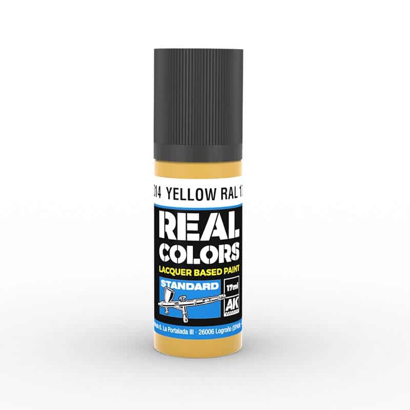 AK Interactive Real Color - Yellow RAL 1003 (17ml) RC814 AK Interactive Real Color - Yellow RAL 1003 (17ml) RC814