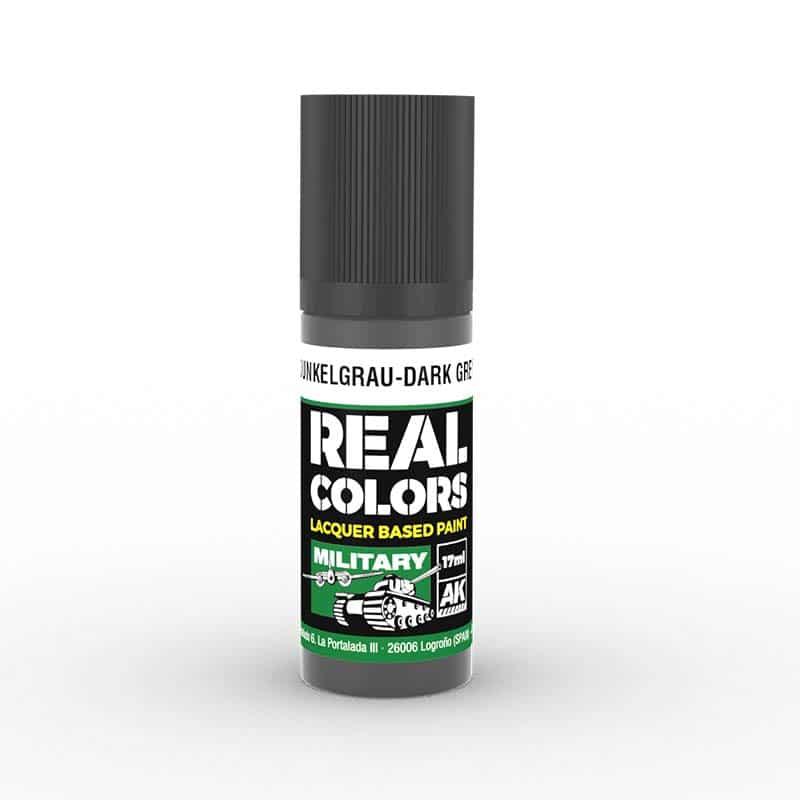 AK Interactive Real Color - Dunkelgrau-Dark Grey RAL 7021 (17ml) RC856 AK Interactive Real Color - Dunkelgrau-Dark Grey RAL 7021 (17ml) RC856