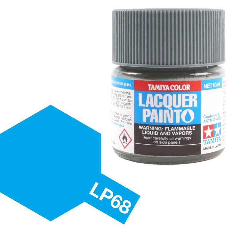 Tamiya Lacquer - LP-68 Clear Blue (10ml) 82168 Tamiya Lacquer - LP-68 Clear Blue (10ml) 82168