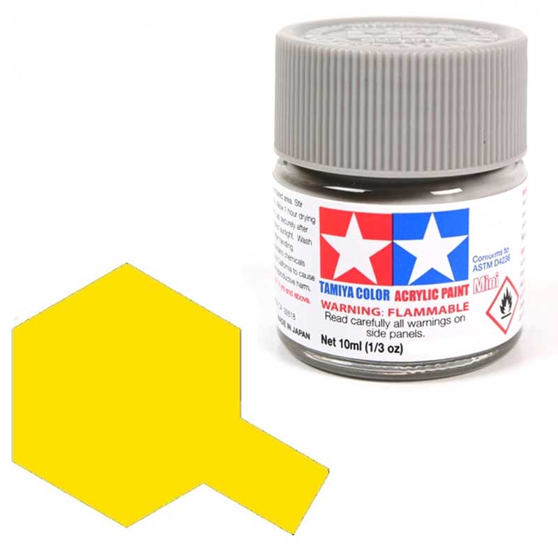 Tamiya Acrylic X-24 Clear Yellow (10ml) 81524 Tamiya Acrylic X-24 Clear Yellow (10ml) 81524