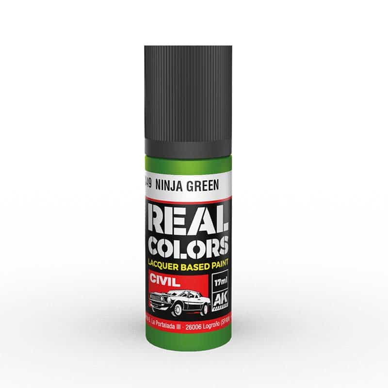 AK Interactive Real Color - Ninja Green (17ml) RC849 AK Interactive Real Color - Ninja Green (17ml) RC849
