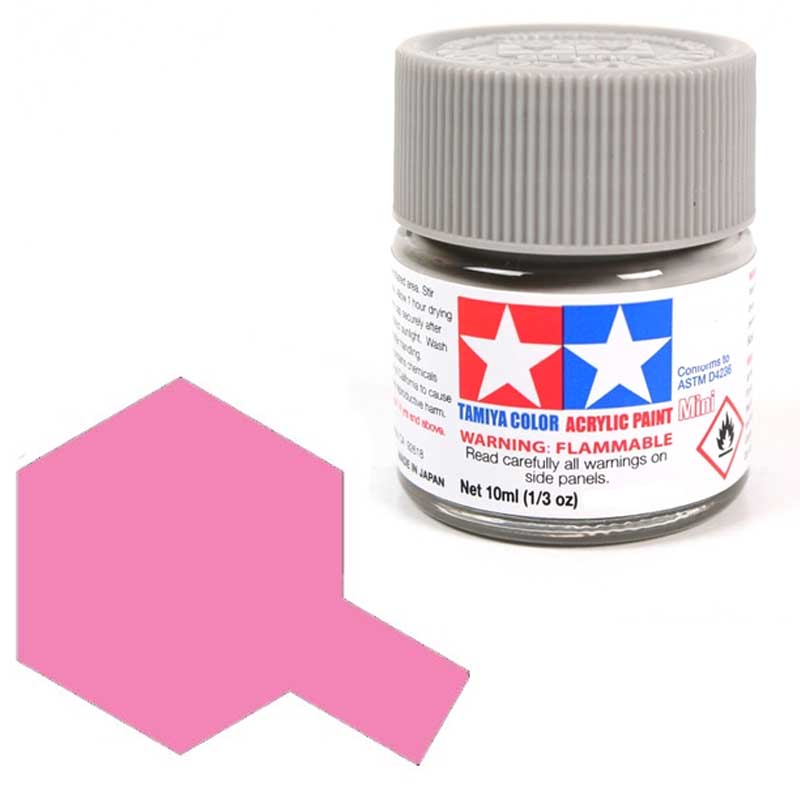 Tamiya Acrylic X-17 Pink (10ml) 81517 Tamiya Acrylic X-17 Pink (10ml) 81517