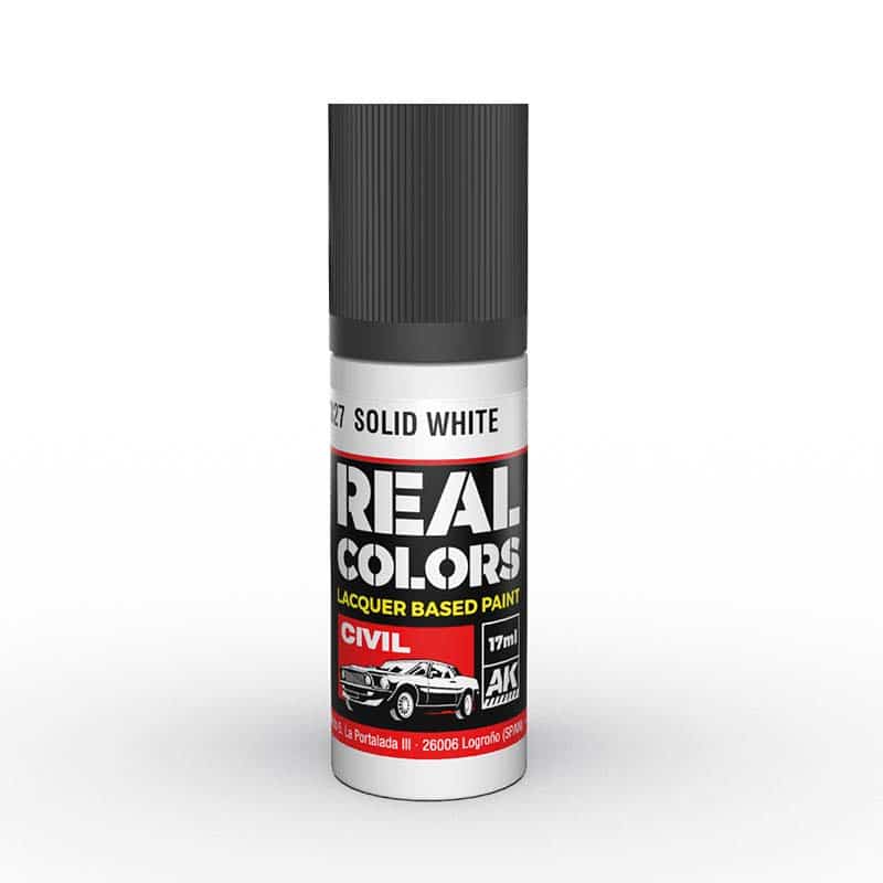 AK Interactive Real Color - Solid White (17ml) RC827 AK Interactive Real Color - Solid White (17ml) RC827