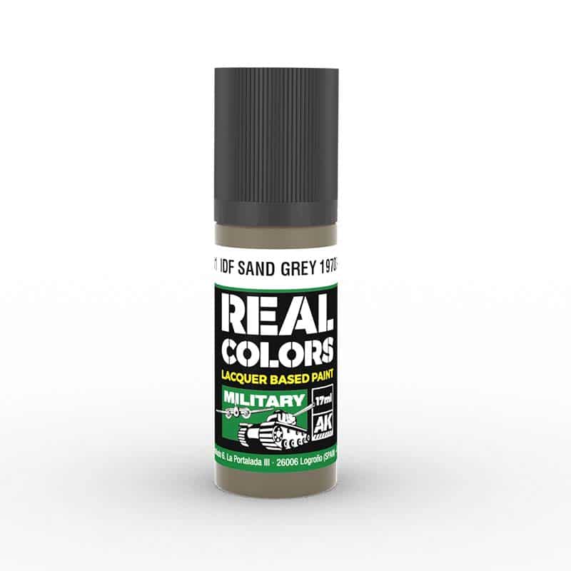 AK Interactive Real Color - IDF Sand Grey 1970S-1980S (17ml) RC881