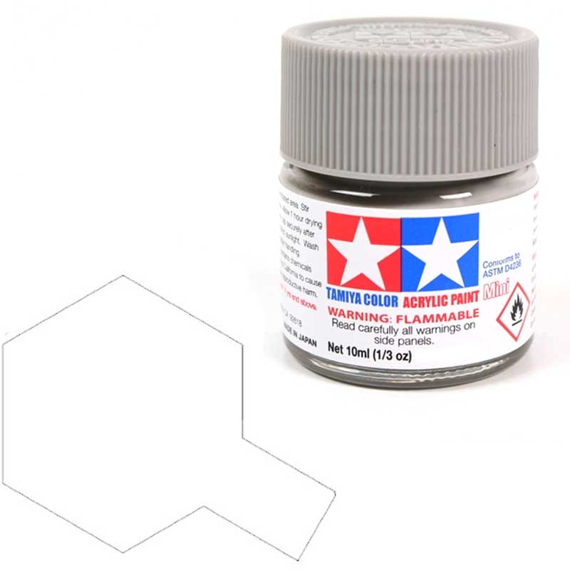 Tamiya Acrylic X-2 White (10ml) 81502 Tamiya Acrylic X-2 White (10ml) 81502