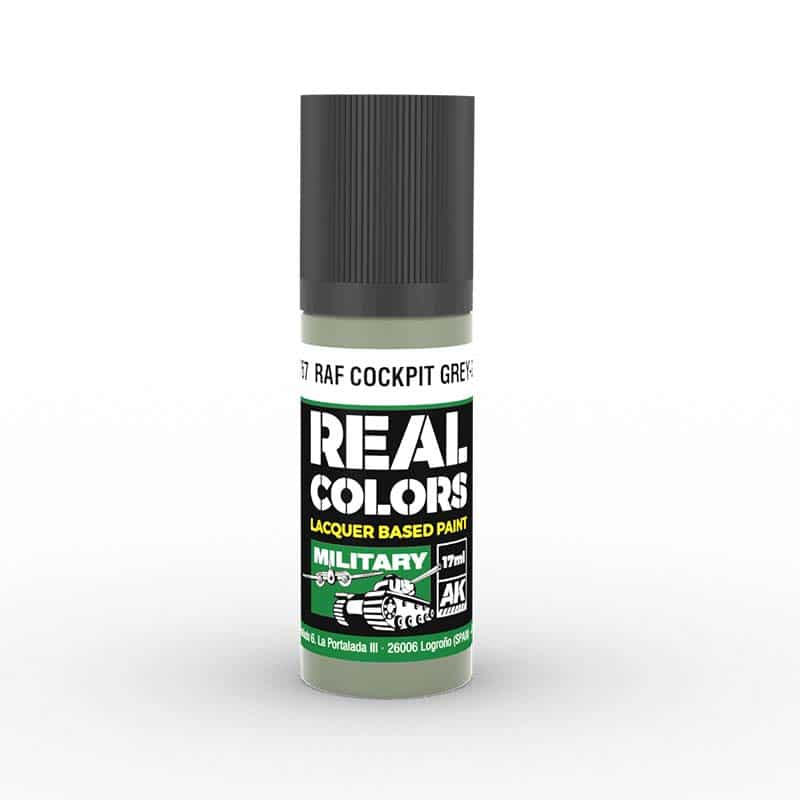 AK Interactive Real Color - RAF Cockpit Grey-Green (17ml) RC967
