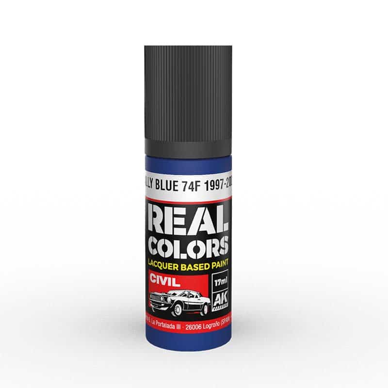 AK Interactive Real Color - Rally Blue 74F 1997-2002 (17ml) RC845 AK Interactive Real Color - Rally Blue 74F 1997-2002 (17ml) RC845