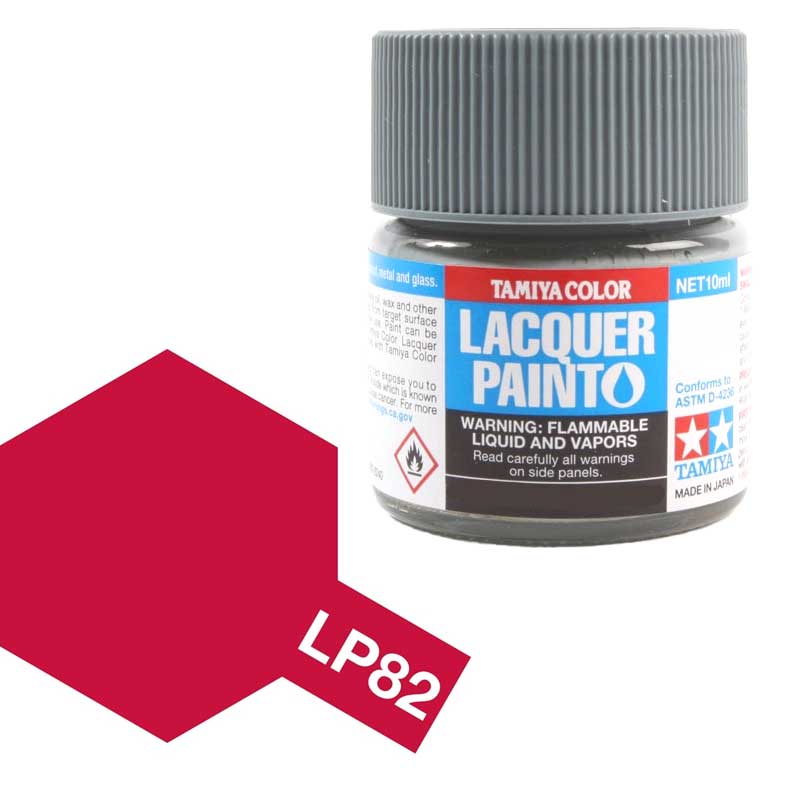 Tamiya Lacquer - LP-82 Mixing Red 82182 (10ml) Tamiya Lacquer - LP-82 Mixing Red 82182 (10ml)