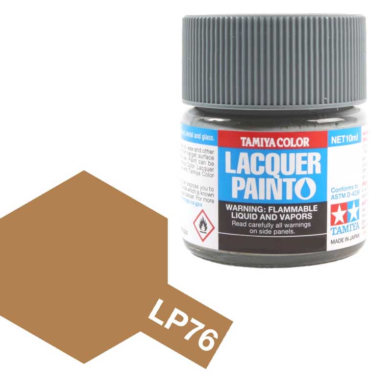 Tamiya Lacquer - LP-76 Yellow-Brown Dak 1941 (10ml) 82176 Tamiya Lacquer - LP-76 Yellow-Brown Dak 1941 (10ml) 82176