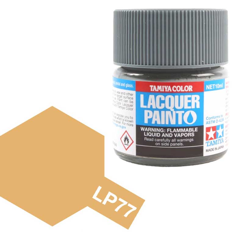 Tamiya Lacquer - LP-77 Light Brown Dak 1942 (10ml) 82177 Tamiya Lacquer - LP-77 Light Brown Dak 1942 (10ml) 82177