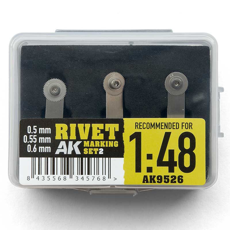 AK Interactive Rivet Marking Set 2_1:48 (Disk-S-Set2) AK-9526 AK Interactive Rivet Marking Set 2_1:48 (Disk-S-Set2) AK-9526