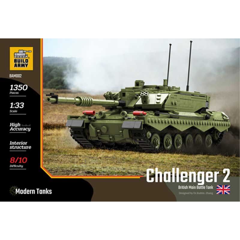 Build Army Challenger 2 Main Battle Tank 1350pcs BAM002