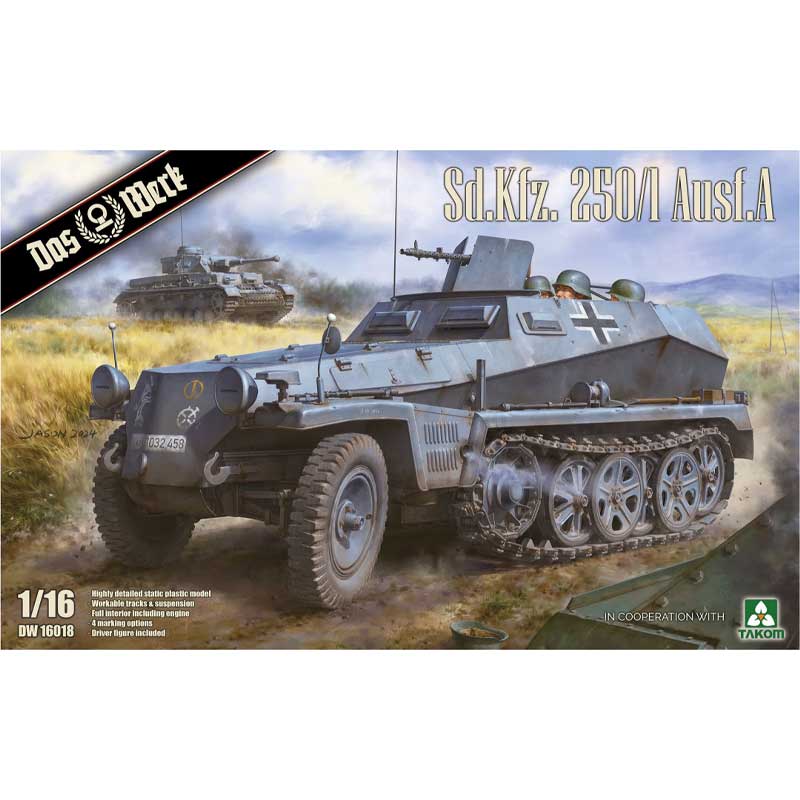 Das Werk Sd.Kfz. 250/1 Ausf.A (1/16) DW16018 Das Werk Sd.Kfz. 250/1 Ausf.A (1/16) DW16018
