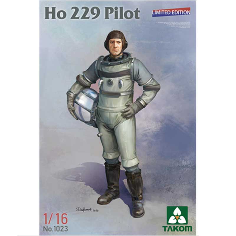 Takom German Air Force Horten Ho 229 Pilot Lim. Ed.Figure (1/16) 01023 Takom German Air Force Horten Ho 229 Pilot Lim. Ed.Figure (1/16) 01023