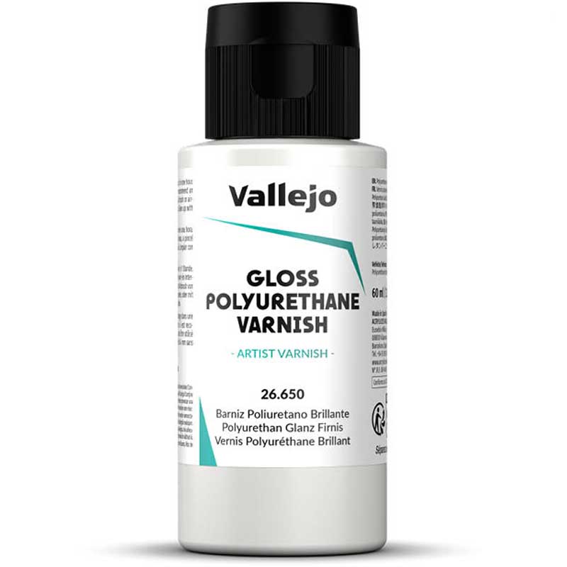Vallejo Gloss Polyurethane Varnish (60ml) 26.650 Vallejo Gloss Polyurethane Varnish (60ml) 26.650