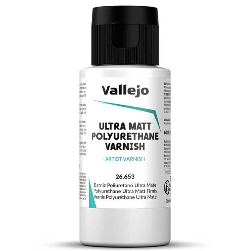 Vallejo Ultra Matt Polyurethane Varnish (60ml) 26.653 Vallejo Ultra Matt Polyurethane Varnish (60ml) 26.653