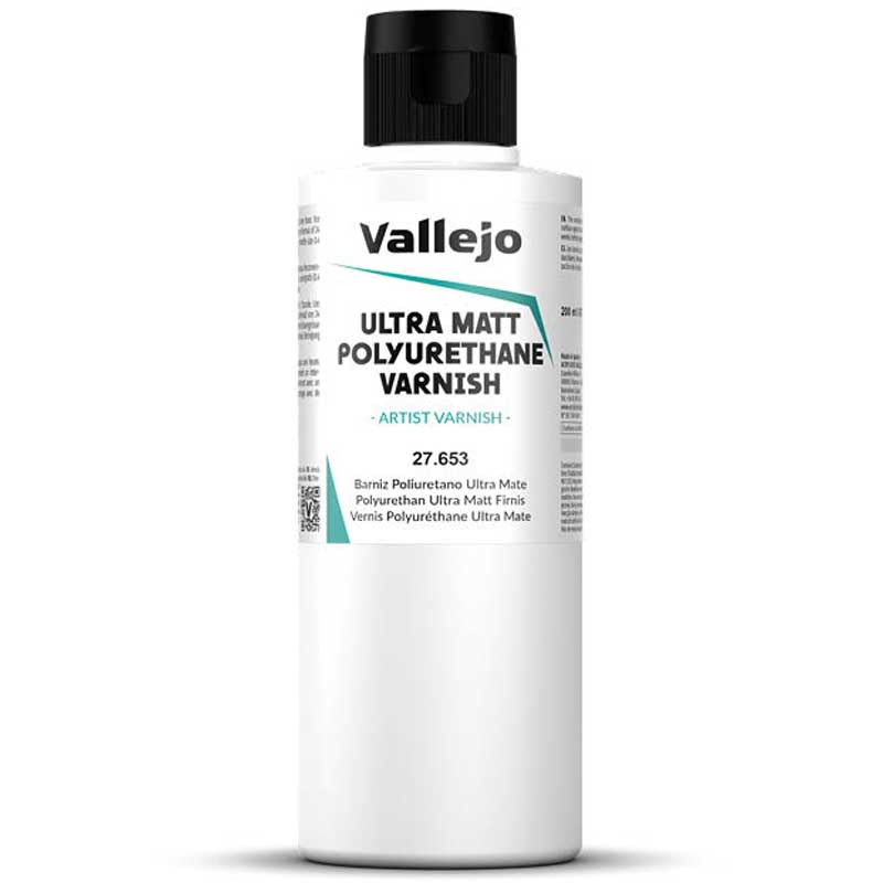 Vallejo Ultra Matt Polyurethane Varnish (200ml) 27.653 Vallejo Ultra Matt Polyurethane Varnish (200ml) 27.653