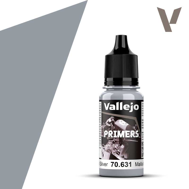 Vallejo Model Color - Chainmail Silver Primer (18ml) 70.631 Vallejo Model Color - Chainmail Silver Primer (18ml) 70.631