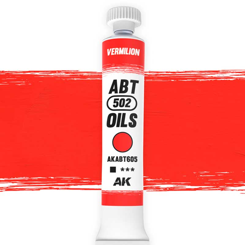 Abteilung 502 Oil Paint Vermilion (20ml) AKABT605 Abteilung 502 Oil Paint Vermilion (20ml) AKABT605