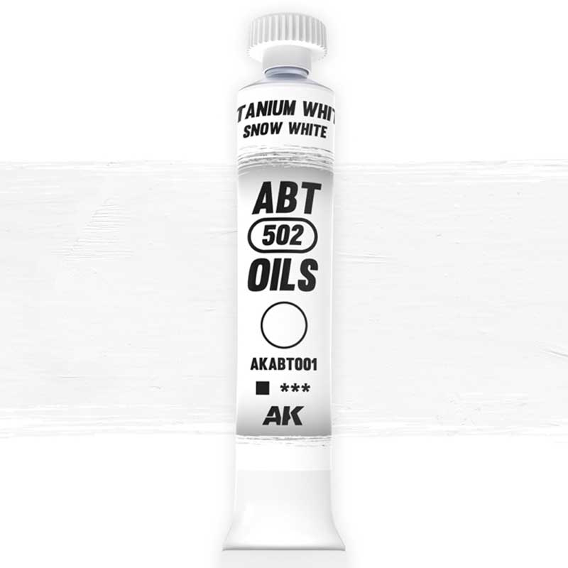 Abteilung 502 Oil Paint Titanium White / Snow White (20ml) AKABT001 Abteilung 502 Oil Paint Titanium White / Snow White (20ml) AKABT001