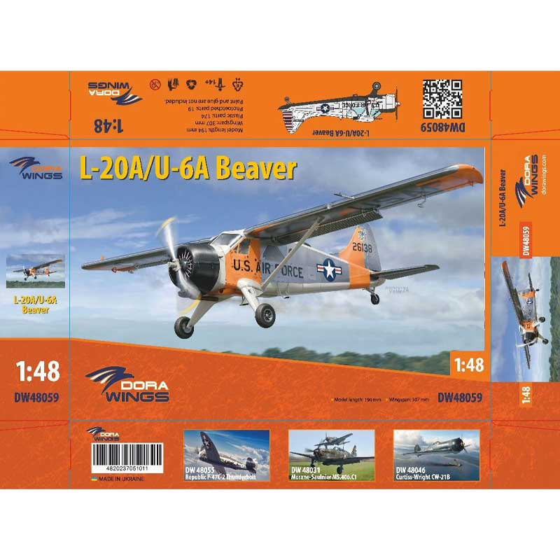 1/48 L-20A / U-6A Beaver Dora Wings DW48059