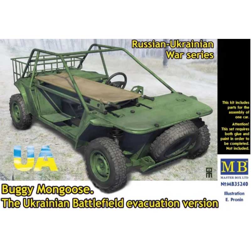 Master Box Buggy, Mongoose, Ukraine Evacuation (1/35) MB-35240 Master Box Buggy, Mongoose, Ukraine Evacuation (1/35) MB-35240