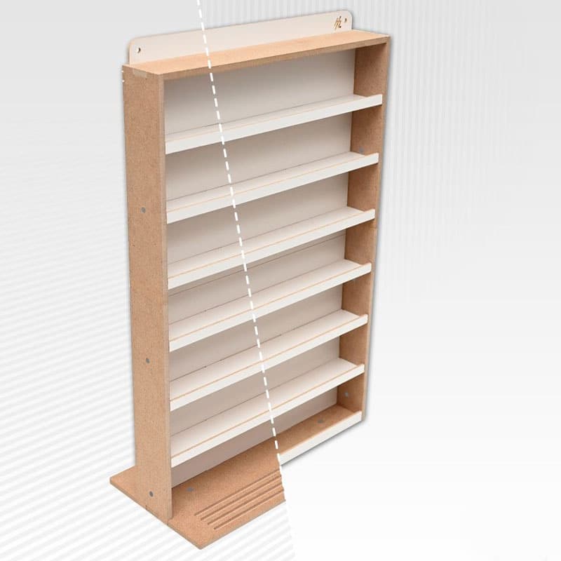 Hobbyzone Modular Paint Hanger x 7 Shelfs S4B Hobbyzone Modular Paint Hanger x 7 Shelfs S4B