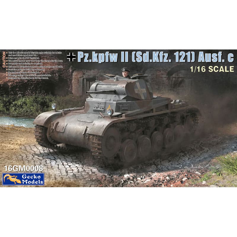 Gecko Models Pz.kpfw II Ausf. A-B-C (1/16) 16GM0008