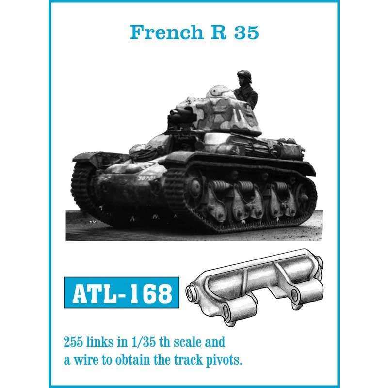 Friulmodel French R35 Metal Tracks (1/35) ATL-168