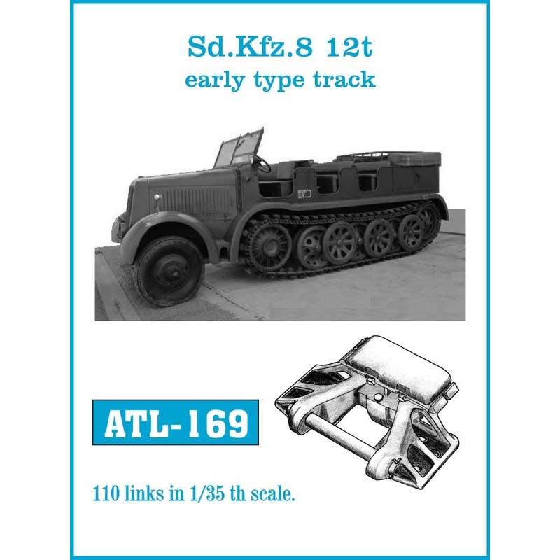 Friulmodel Sd.Kfz.8 12t Early Type Tracks (1/35) ATL-169