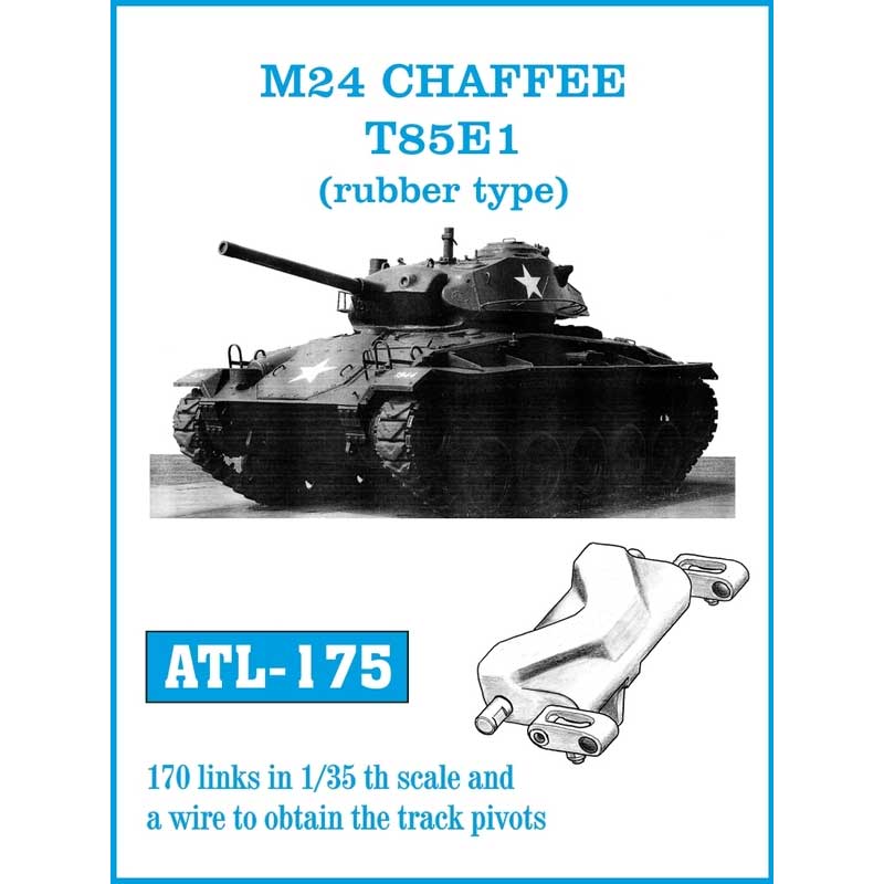 Friulmodel M24 Chaffee T85E1 Rubber Tracks (1/35) ATL-175