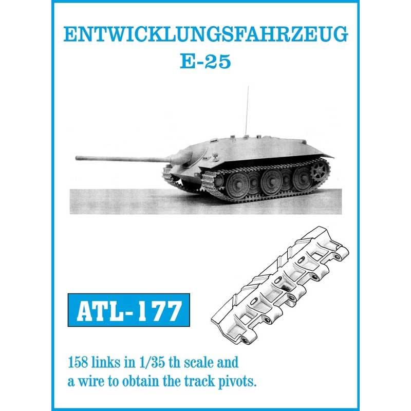 Friulmodel Entwicklungsfahrzeug E-25 Tracks (1/35) ATL-177
