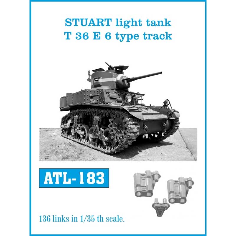 Friulmodel Stuart Light Tank T36E6 Tracks (1/35) ATL-183