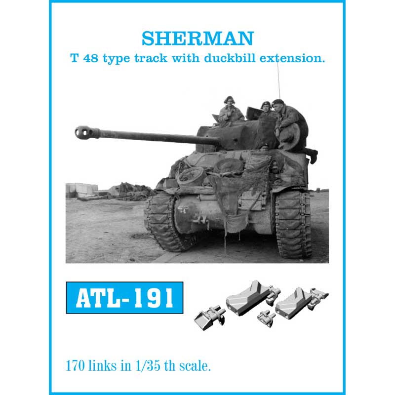Friulmodel Sherman T48 Duckbill Tracks (1/35) ATL-191
