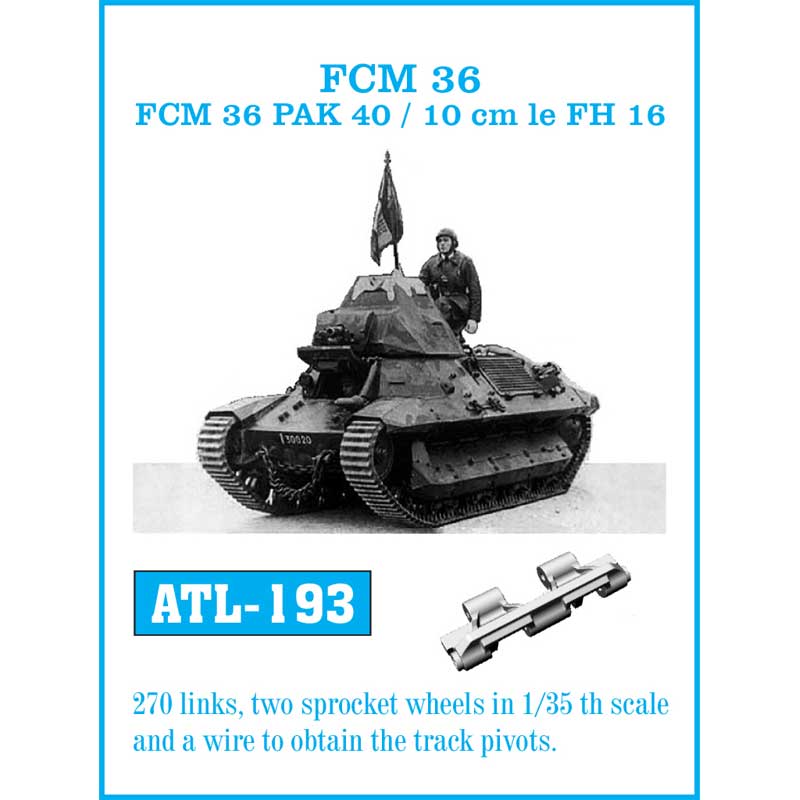 Friulmodel FCM36 / Pak40 / leFH16 Tracks (1/35) ATL-193