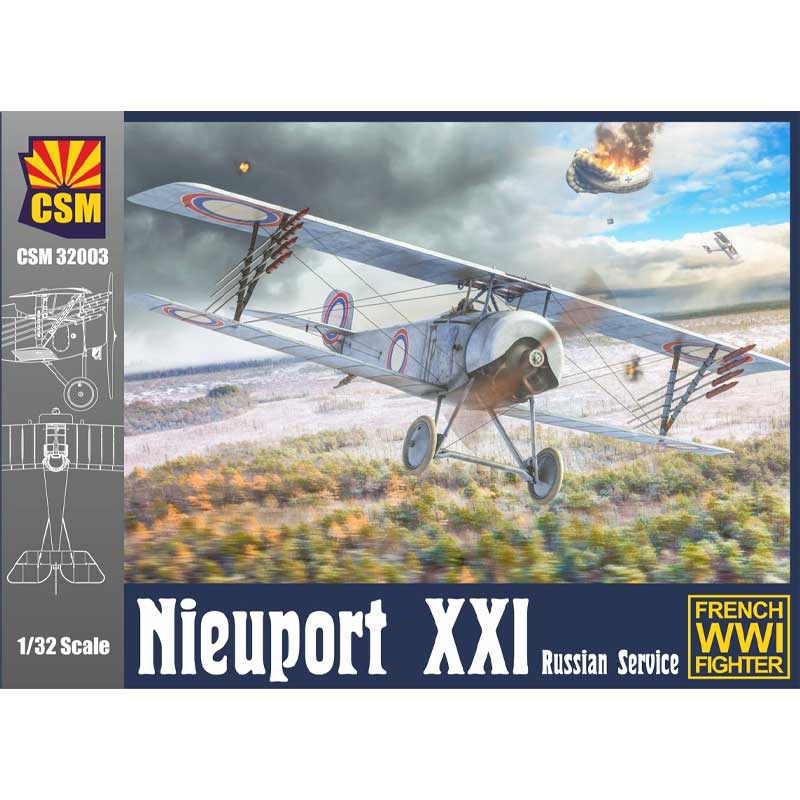 Copper State Models Nieuport XXI Russian Service (1/32) CSM32003 Copper State Models Nieuport XXI Russian Service (1/32) CSM32003