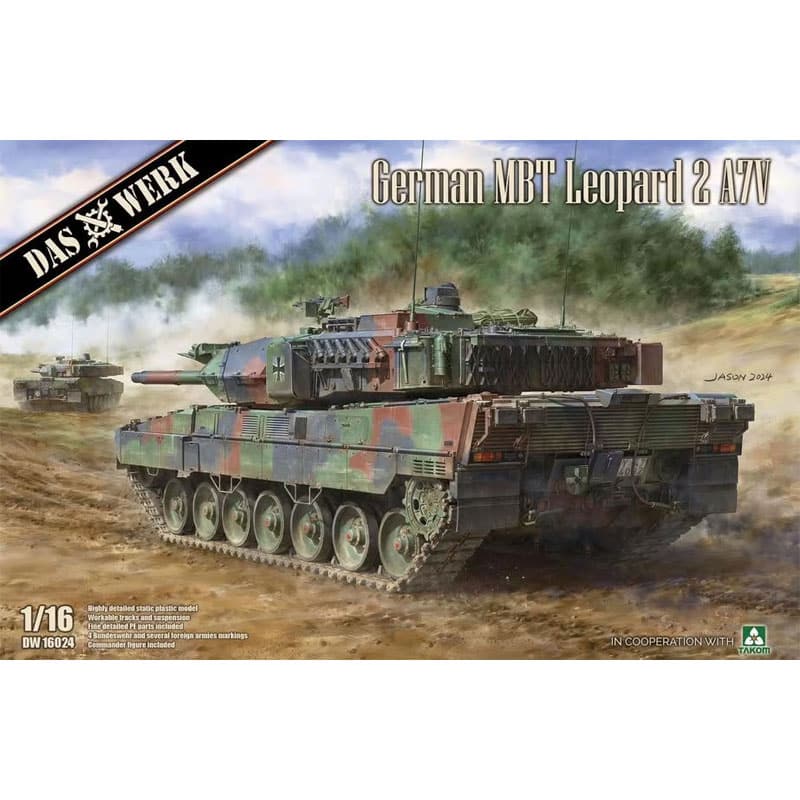 Das Werk German MBT Leopard 2 A7V (1/16) DW16024 Das Werk German MBT Leopard 2 A7V (1/16) DW16024