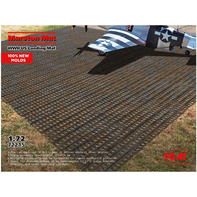1/72 WWII US Landing Marston Mat ICM 72215 1/72 WWII US Landing Marston Mat ICM 72215
