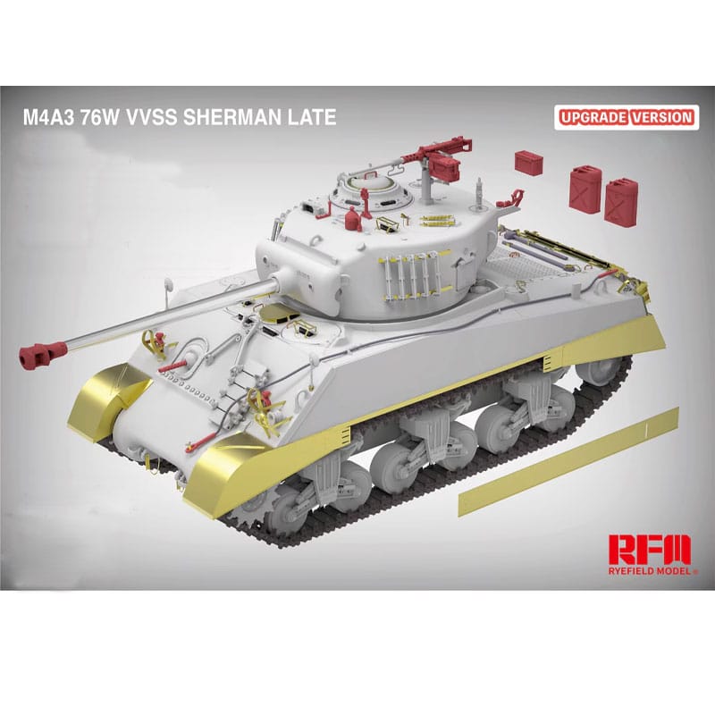 Rye Field Models M4A3 Sherman 76W VVSS Late Upgrade (1/35) RM5133