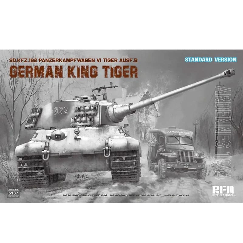 Rye Field Models King Tiger Ardennes 1944 (1/35) RM5137