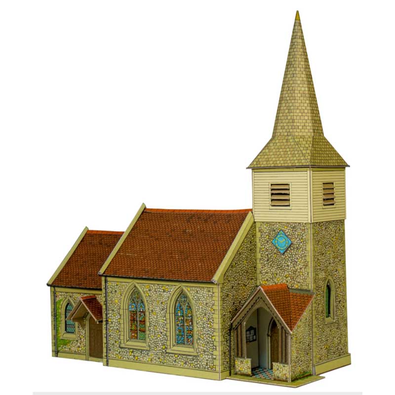 1/72 (HO/OO) The Country Church Superquick SQB29 1/72 (HO/OO) The Country Church Superquick SQB29