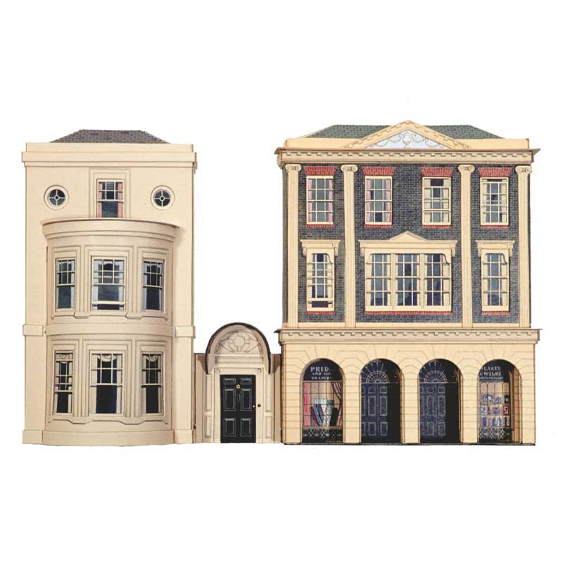 1/72 (HO/OO) Regency Period Shops & House Superquick SQC4 1/72 (HO/OO) Regency Period Shops & House Superquick SQC4