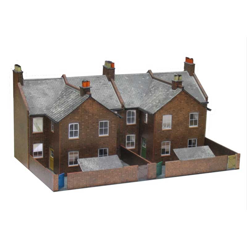 1/72 (HO/OO) Terrace Backs (Red Brick) Superquick SQC5 1/72 (HO/OO) Terrace Backs (Red Brick) Superquick SQC5