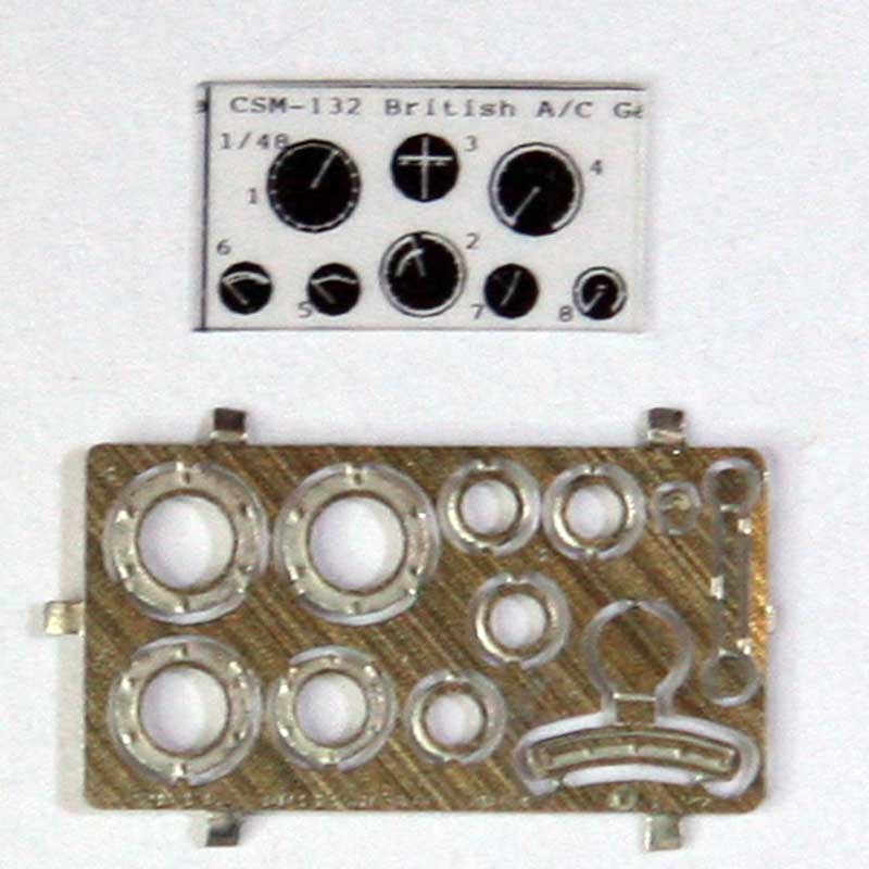 Copper State Models British Instrument Gauge Set (1/32) A32-131 Copper State Models British Instrument Gauge Set (1/32) A32-131