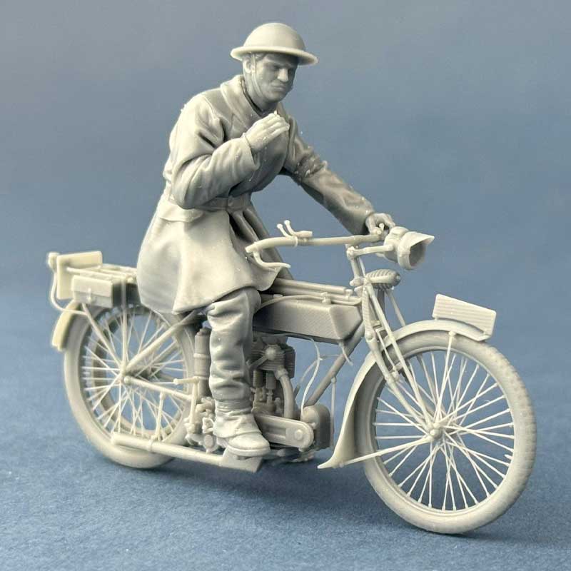 Copper State Models British Dispatch Rider On Break (1/32) F32-064 Copper State Models British Dispatch Rider On Break (1/32) F32-064