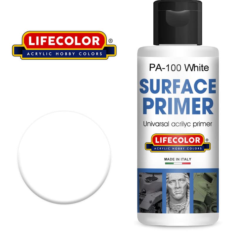 LifeColor Acrylic White Primer (100ml) LifeColor Acrylic White Primer (100ml)