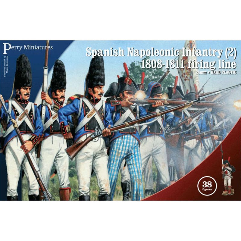 Perry Miniatures Spanish Napoleonic Infantry (2) Firing Line 1808-11 (28mm) Perry Miniatures Spanish Napoleonic Infantry (2) Firing Line 1808-11 (28mm)