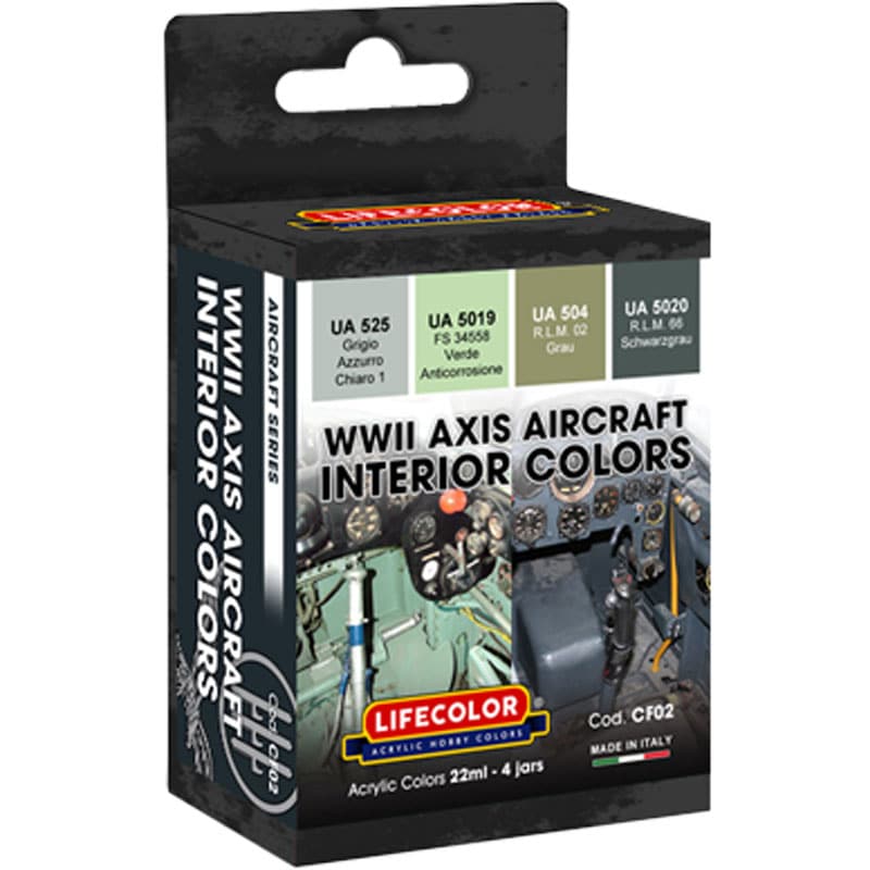LifeColor WWII AXIS Aircraft Interior Set CF02 LifeColor WWII AXIS Aircraft Interior Set CF02