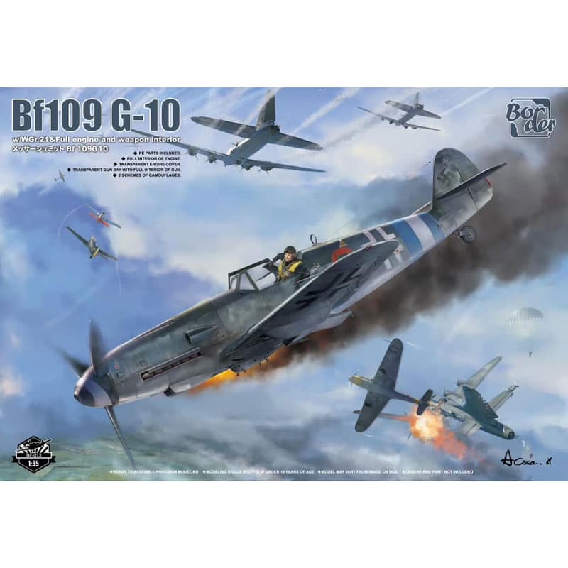Border Model Messerschmitt Bf109 G-10 (1/35) BF-013 Border Model Messerschmitt Bf109 G-10 (1/35) BF-013